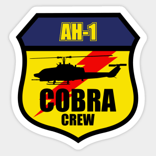 AH-1 Cobra Crew Sticker